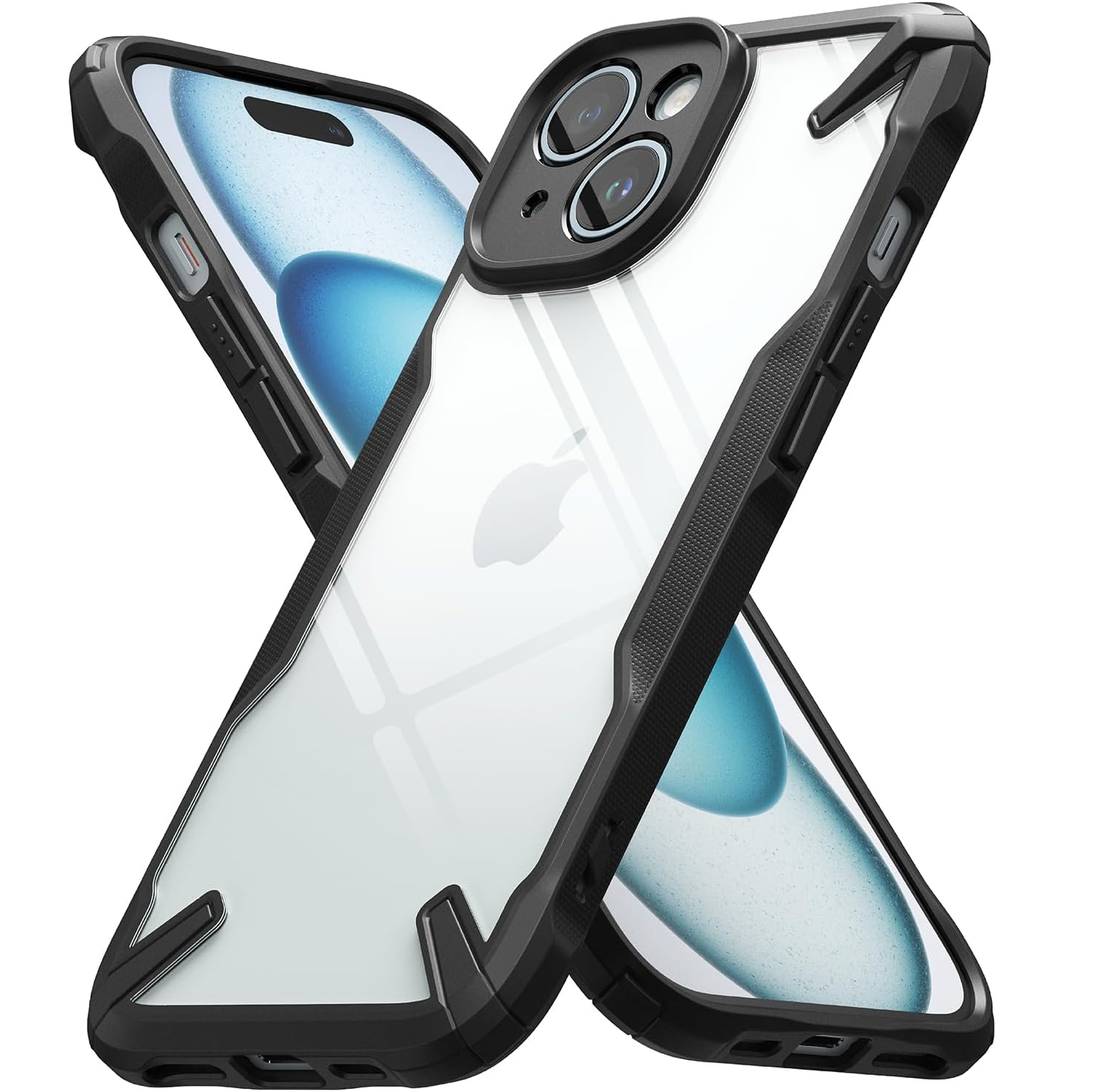 Ringke Fusion-X PC + TPU Bumper Phone Case - For iPhone 15 Plus - mosaccessories